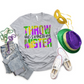 Throw Me Something Mister - DTF TRANSFER 1299 - 3-5 Business Day TAT