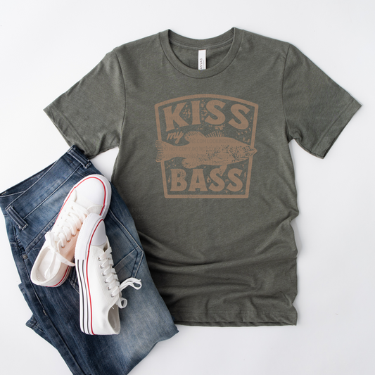 Kiss My Bass - LOW HEAT Screen Print - RTS