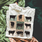 Cow Quilt Collage - DTF TRANSFER 1743 - 3-5 Business Day TAT