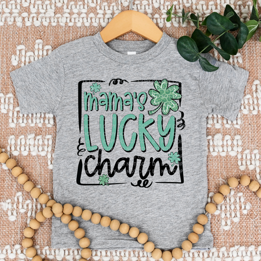 Mama's Lucky Charm - DTF TRANSFER 1478 - 3-5 Business Day TAT