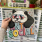 Anti Social Panda - DTF TRANSFER 1598 - 3-5 Business Day TAT