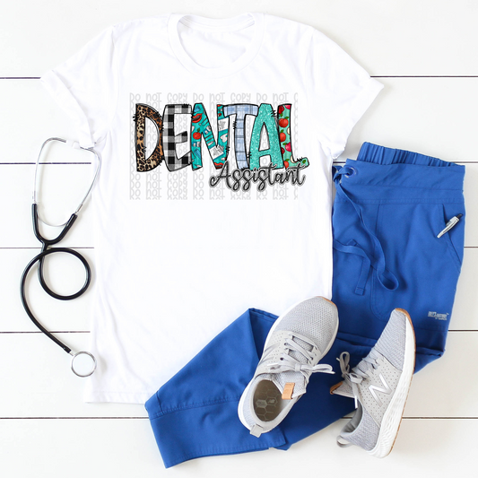 Dental Assistant - DTF TRANSFER 0437 - 3-5 Business Day TAT