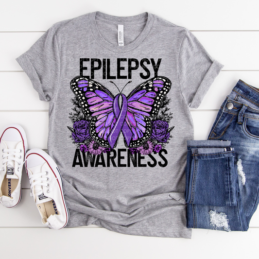 Epilepsy Awareness - DTF TRANSFER - 3-5 Business Day TAT