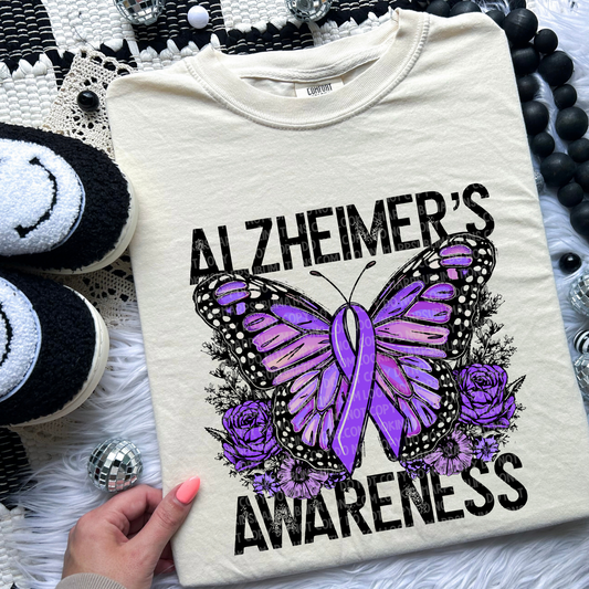 Alzheimer's Awareness-DTF TRANSFER 2588 - 3-5 Business Day TAT