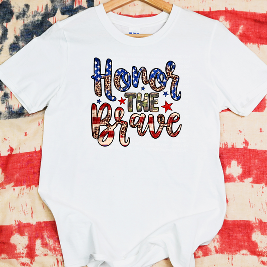 Honor The Brave - DTF TRANSFER 2378 - 3-5 Business Day TAT