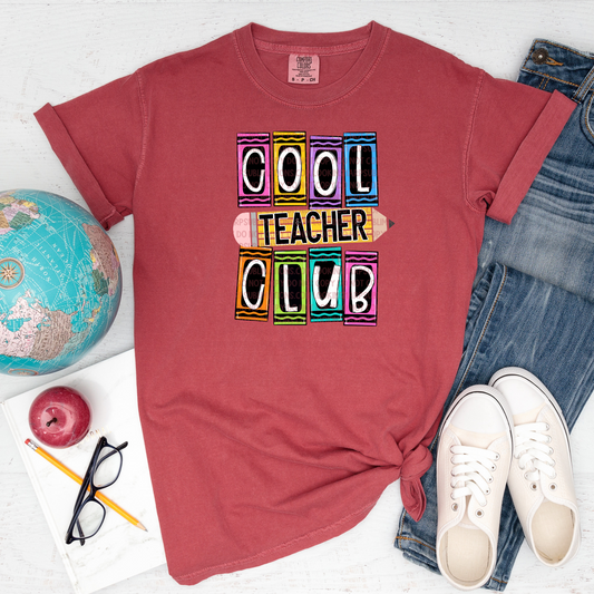Cool Teacher Club-DTF TRANSFER 2530- 3-5 Business Day TAT