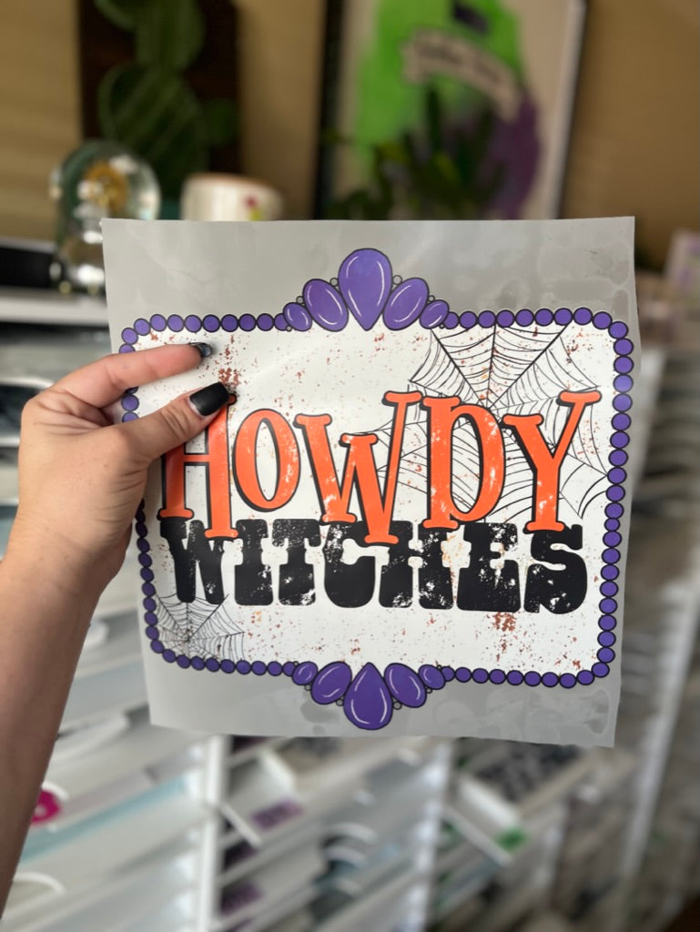 Howdy Witches - DTF TRANSFER 1024 - 3-5 Business Day TAT