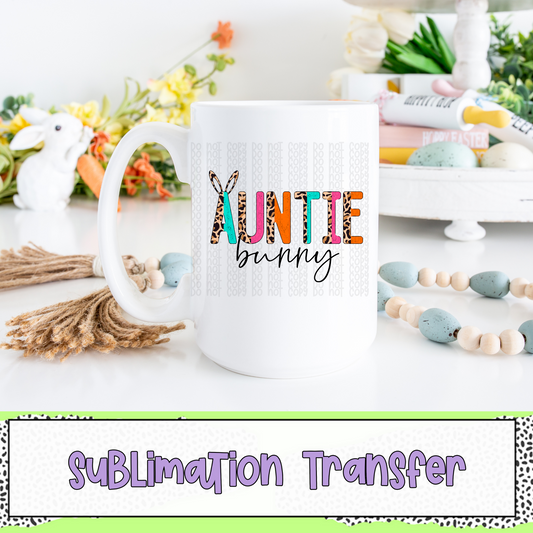 Auntie Bunny - SUBLIMATION TRANSFER