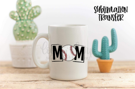 Mom Baseball - SUBLIMATION TRANSFER