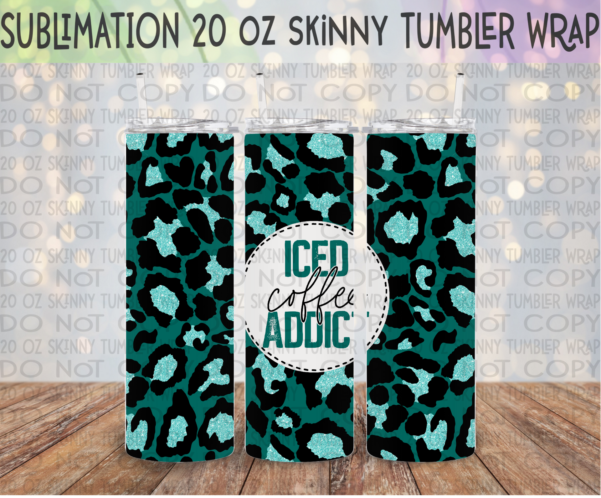 20 Oz Skinny Tumbler Wrap