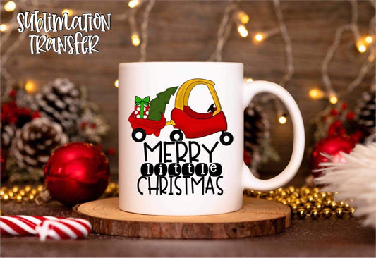 Merry Little Christmas - SUBLIMATION TRANSFER
