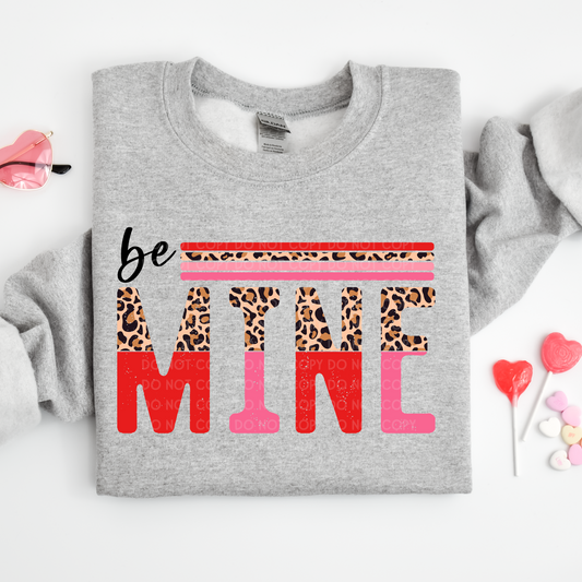 Be Mine Retro Distressed - DTF TRANSFER 1246 - 3-5 Business Day TAT
