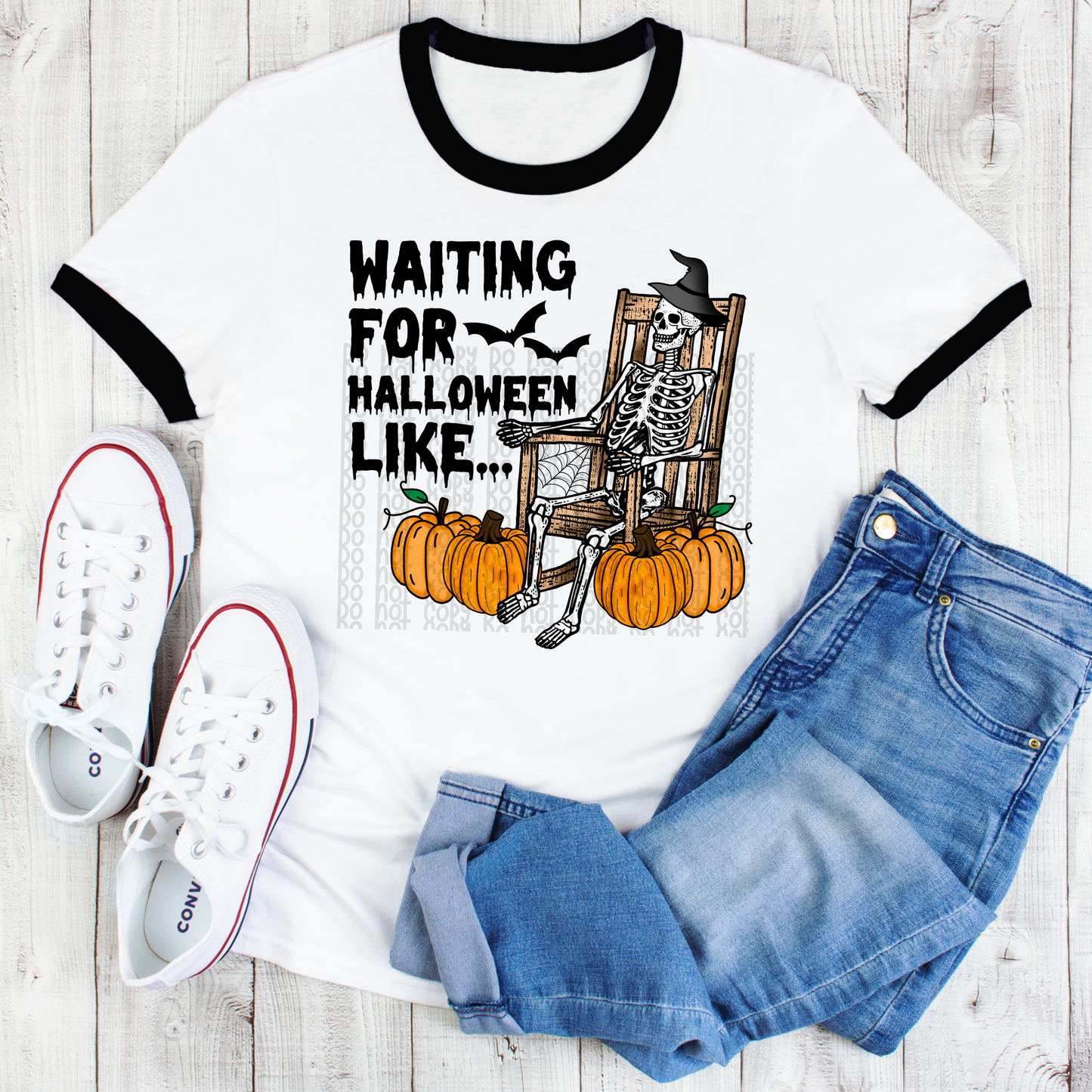 Waiting for Halloween Like.... - DTF TRANSFER 0136