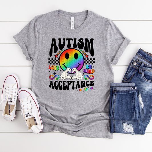 Autism Acceptance - DTF TRANSFER 0035 - 3-5 Business Day TAT
