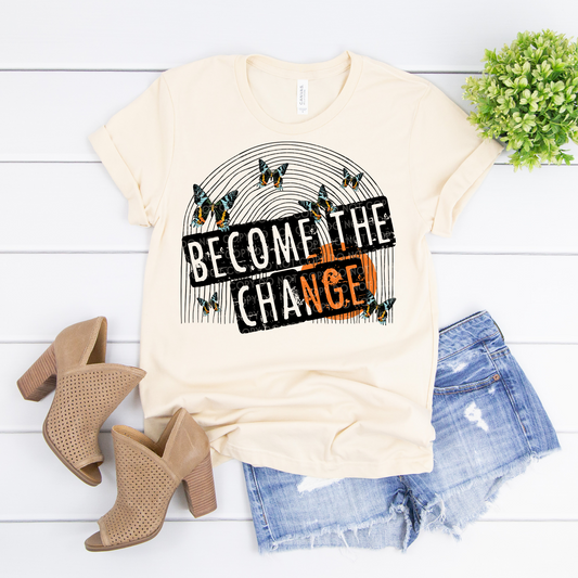 Become the Change Butterfly - DTF TRANSFER 1488