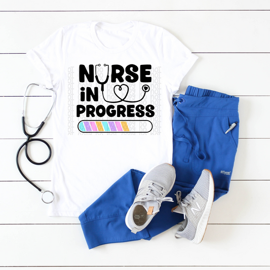 Nurse in Progress - DTF TRANSFER 0365 - 3-5 Business Day TAT