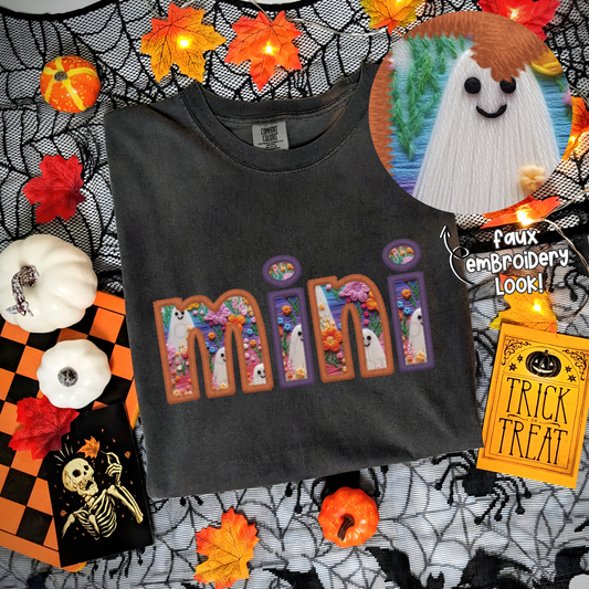 Halloween Mini Faux Embroidery - DTF TRANSFER 1013
