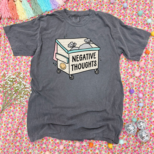 Negative Thoughts- DTF TRANSFER 2405 - 3-5 Business Day TAT