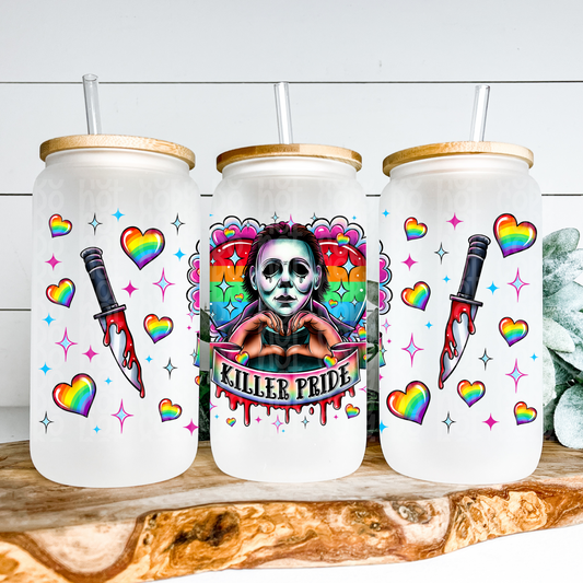 Killer Pride Mike Glass Can Wrap - Sublimation Transfer - RTS