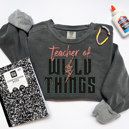 Teacher of Wild Things - DTF TRANSFER 1392 - 3-5 Business Day TAT