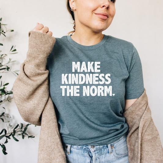 Make Kindness the Norm LOW HEAT Screen Print - RTS
