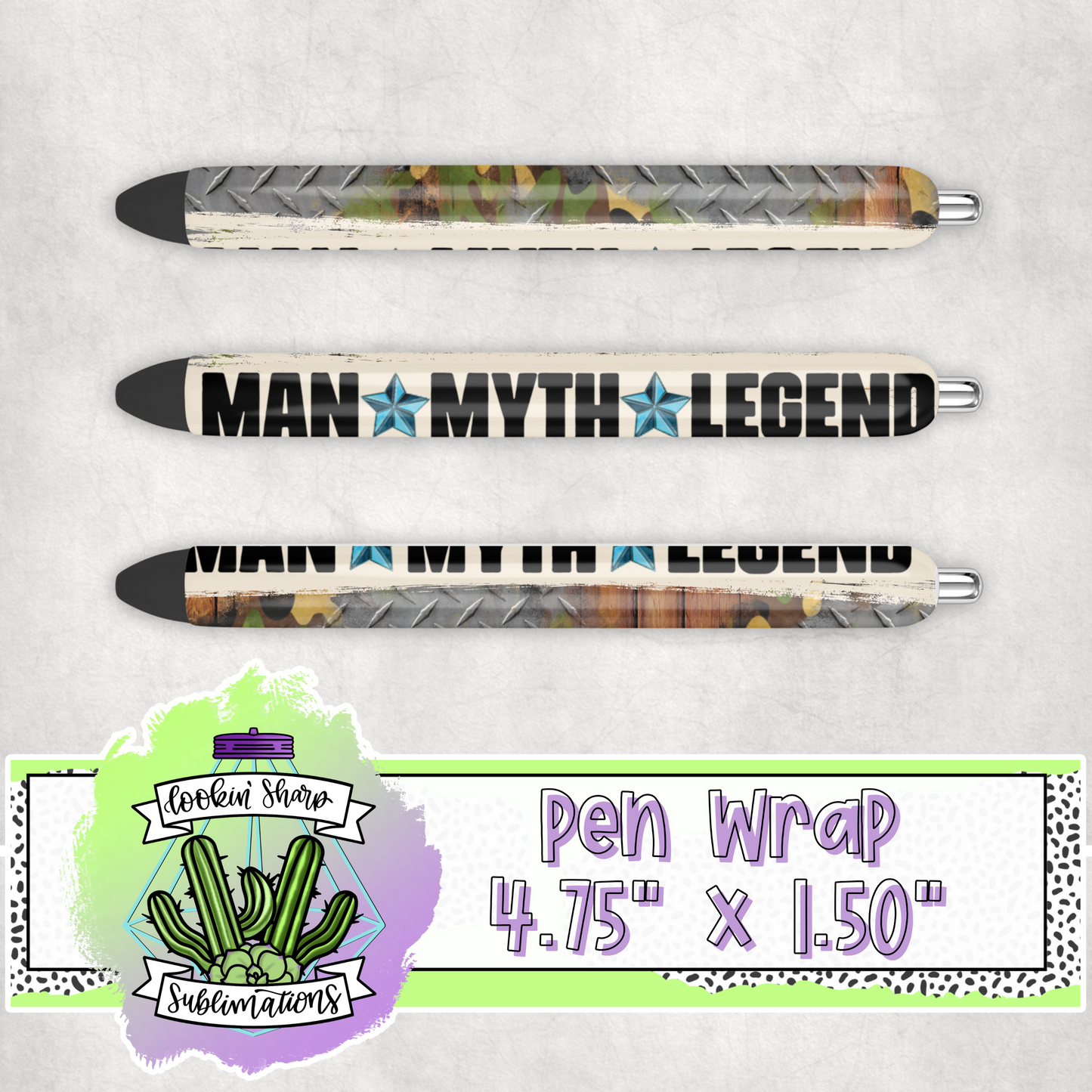 Man Myth Legend Pen Wrap - RTS