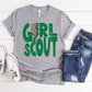 Girl Scout Distressed - DTF TRANSFER - 3-5 Business Day TAT