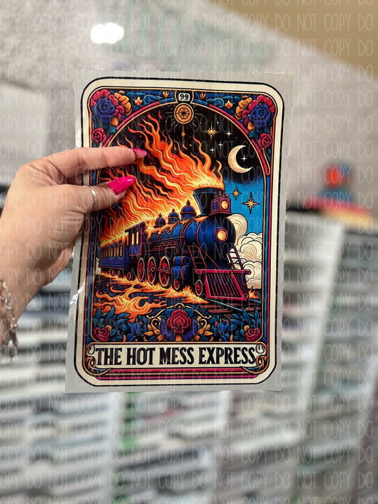 Hot Mess Express Tarot- DTF TRANSFER 1978 - 3-5 Business Day TAT
