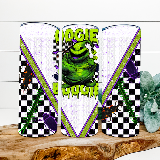 Oogie Boogie Skinny Tumbler Wrap - Sublimation Transfer - RTS