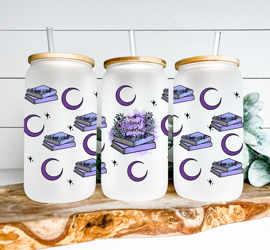 Fictional Wanderlust Glass Can Wrap - Sublimation Transfer - RTS