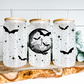 Skeleton Moon Glass Can Wrap - Sublimation Transfer - RTS
