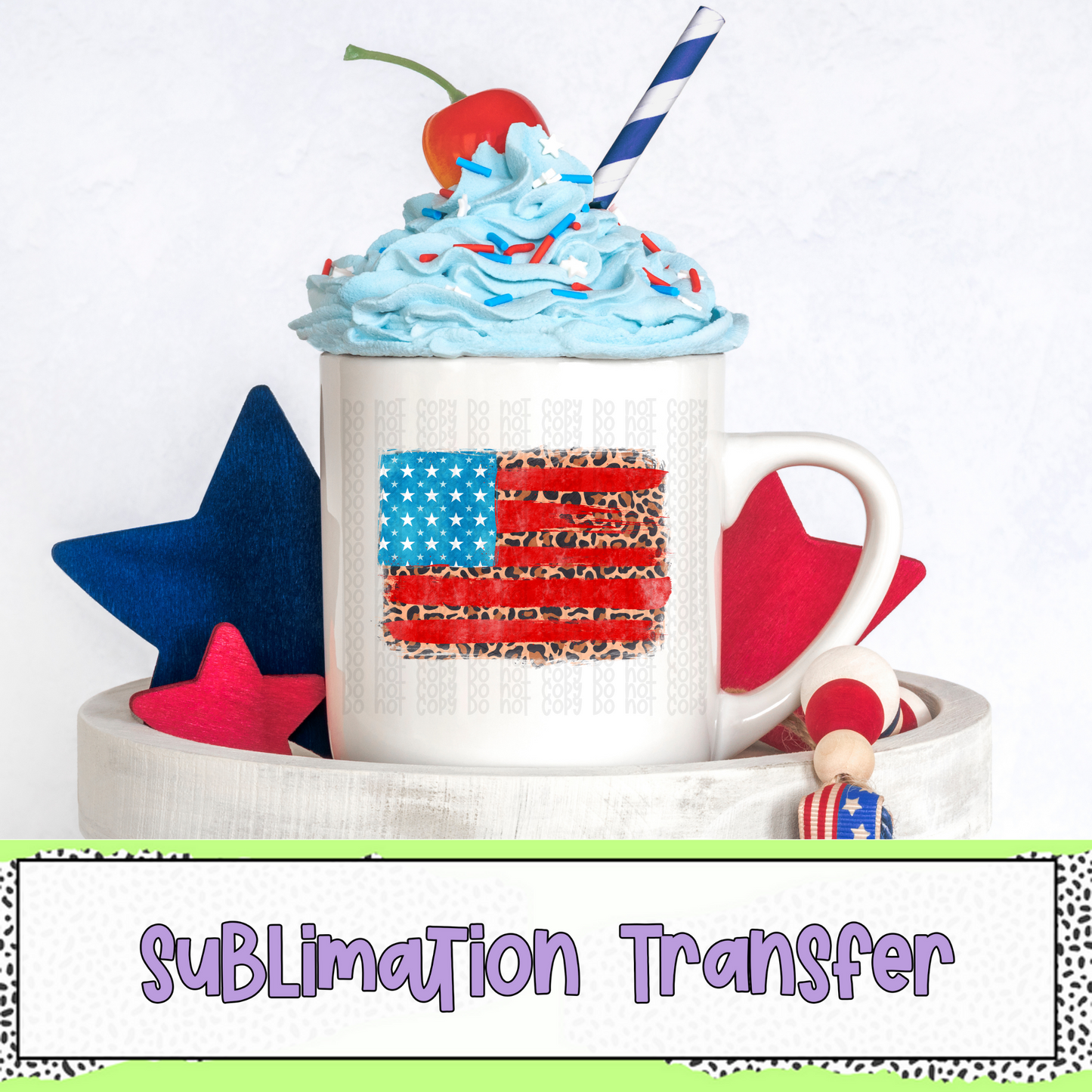 American Flag - SUBLIMATION TRANSFER