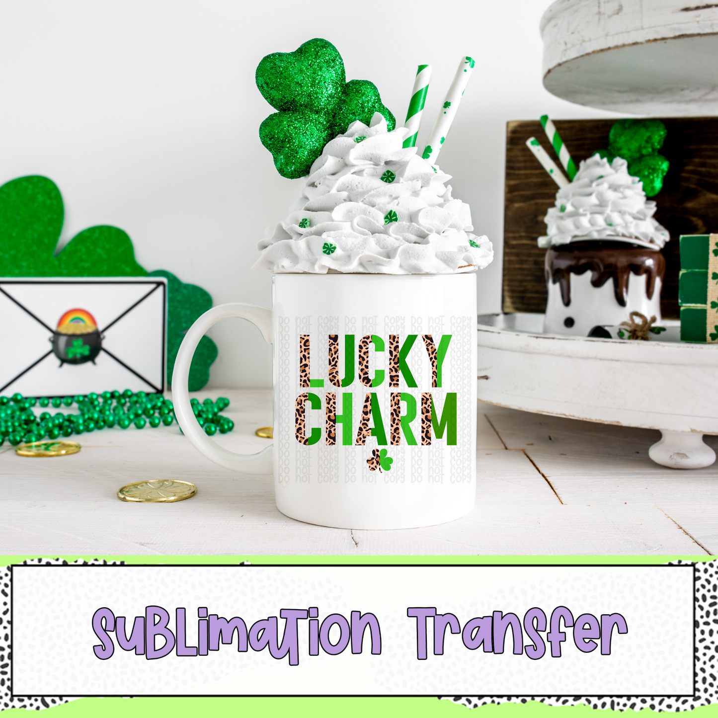 Lucky Charm - SUBLIMATION TRANSFER