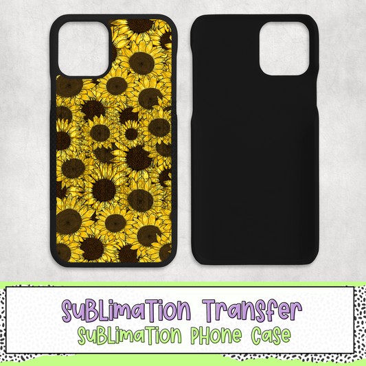 Sunflowers - Phone Case Sublimation Transfer - RTS