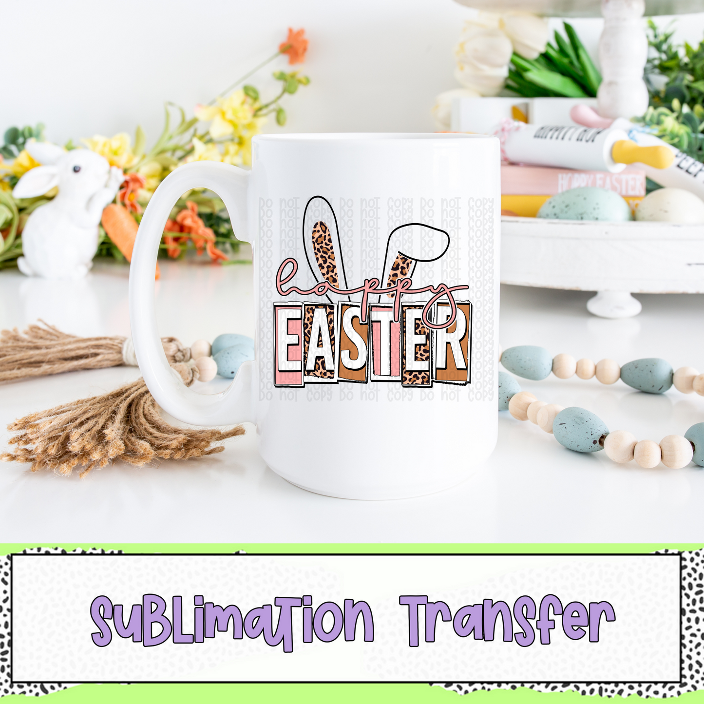 Hopper Easter - Pastel - SUBLIMATION TRANSFER