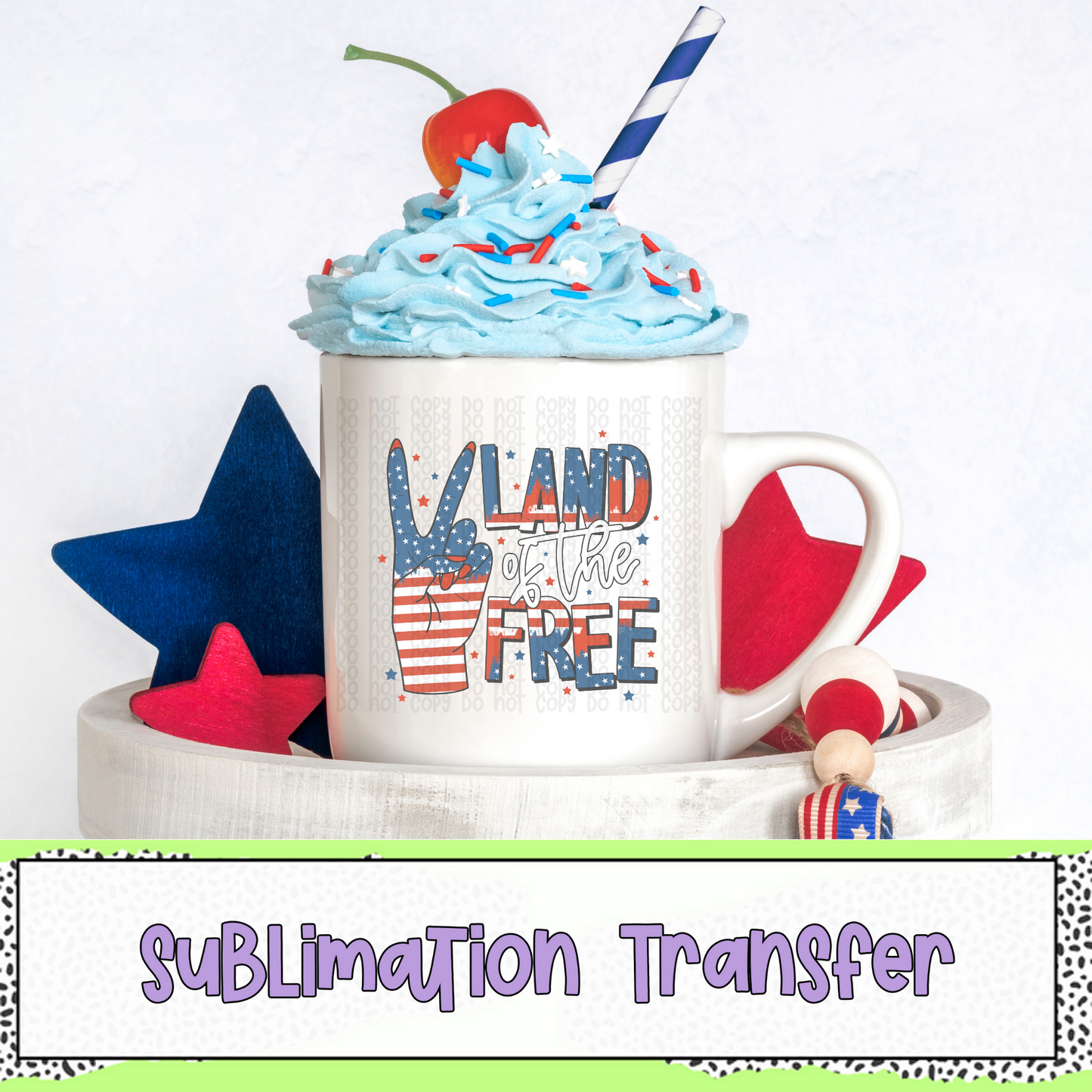 Land of the Free - SUBLIMATION TRANSFER