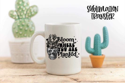 Bloom Where You Are Planted  - SUBLIMATION TRANSFER