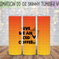 EXCLUSIVE Give Me an Iced Coffee 20 Oz Skinny Tumbler Wrap - Sublimation Transfer - RTS