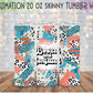 Boozed and Confused 20 Oz Skinny Tumbler Wrap - Sublimation Transfer - RTS