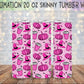 Pink Pumpkins 20 Oz Skinny Tumbler Wrap - Sublimation Transfer - RTS