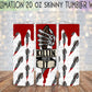 Killin It 20 Oz Skinny Tumbler Wrap - Sublimation Transfer - RTS
