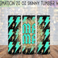 Teal Mama 20 Oz Skinny Tumbler Wrap - Sublimation Transfer - RTS